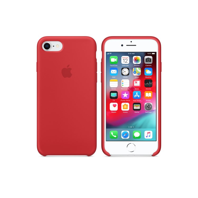 Apple iPhone 7/8 Silicone Case - PRODUCT RED