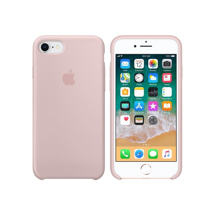 Apple iPhone 7/8 Silicone Case - Pink Sand