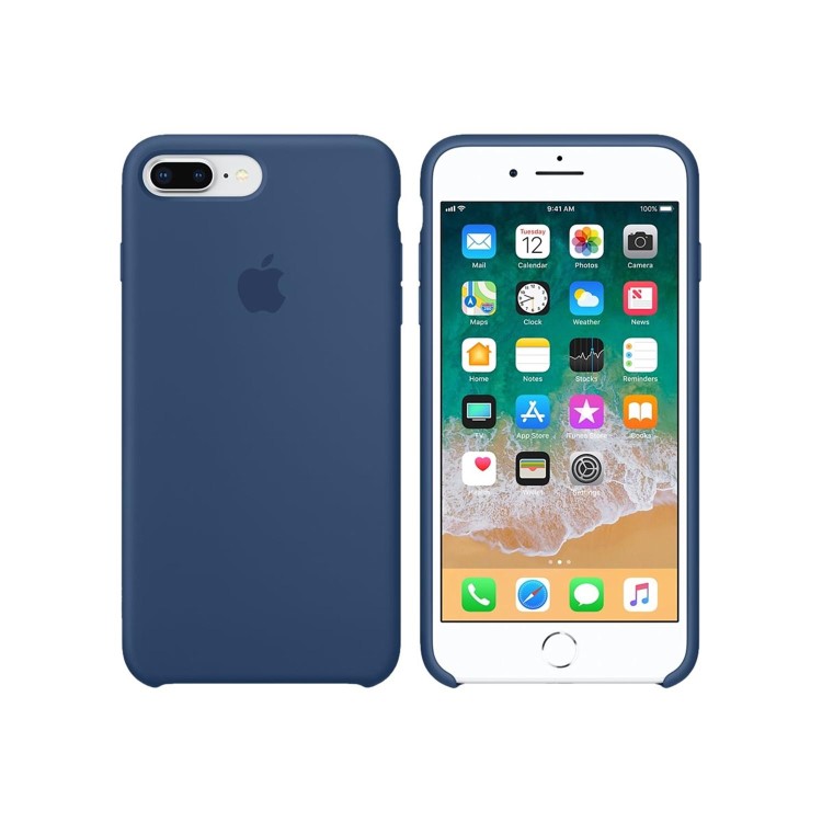 Apple iPhone 8 Plus / 7 Plus Silicone Case - Blue Cobalt