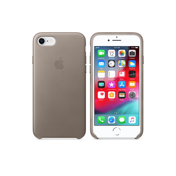 Apple iPhone 7/iPhone 8 Leather Case - Taupe