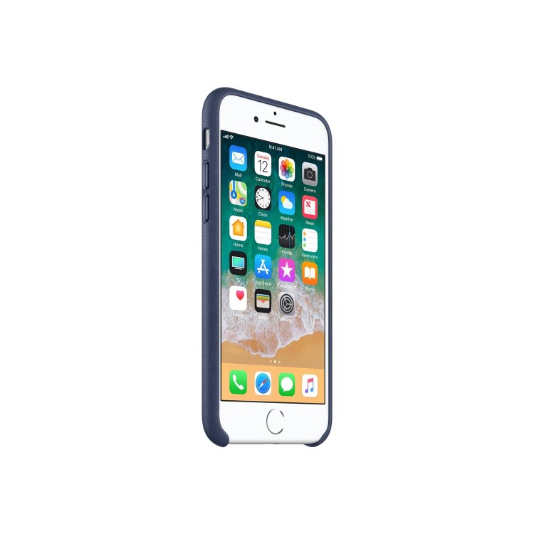 Apple iPhone 7/8 Leather Case - Midnight Blue