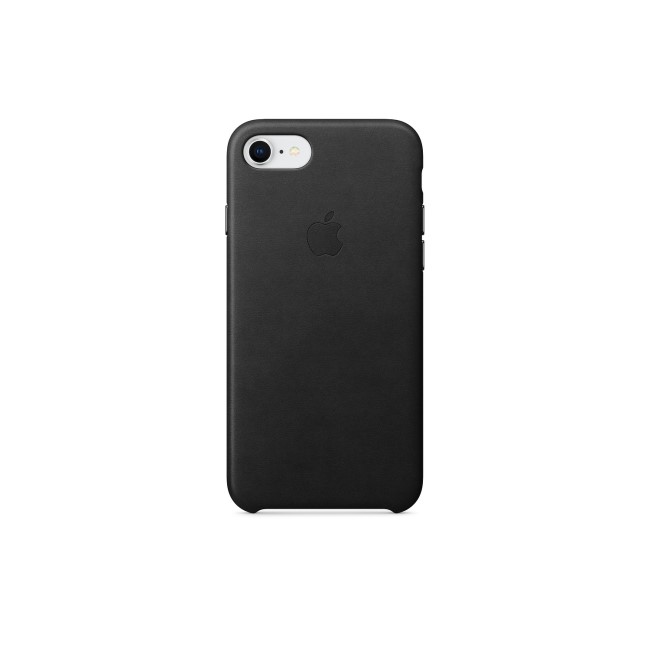 Apple iPhone 7/8 Leather Case - Black