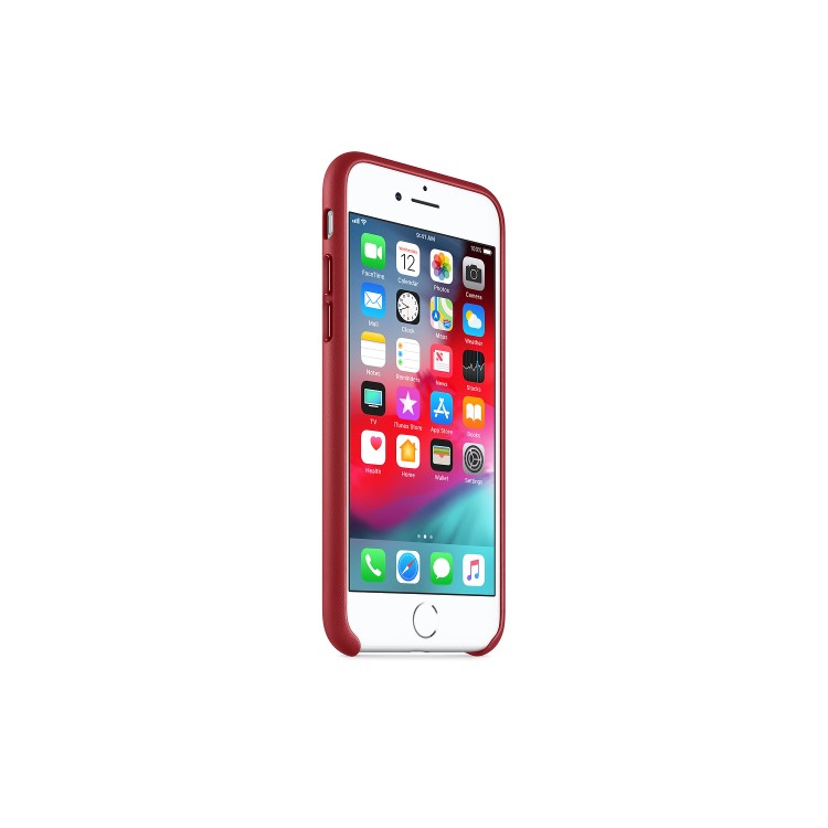 Apple iPhone 7/8 Leather Case - PRODUCT RED