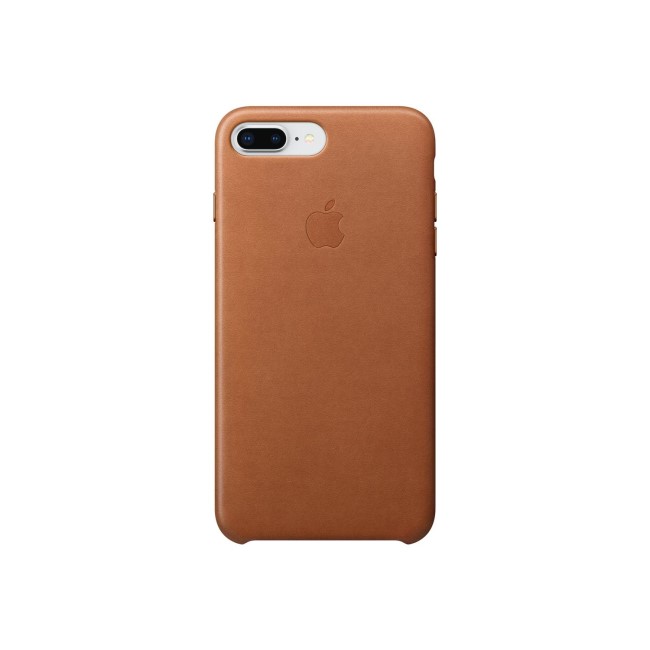 Apple iPhone 7/8 Plus Leather Case - Saddle Brown