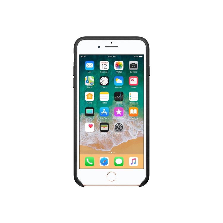 Apple iPhone 7/8 Plus Leather Case - Black
