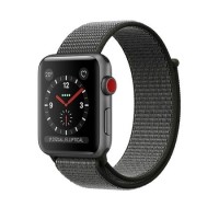 Apple Watch Sport Series 3 GPS + Cellular 42mm Space Grey Aluminium Case with Dark Olive Sport Loop