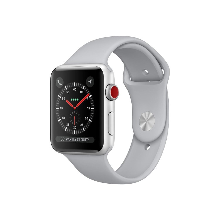 Apple Watch Series 3 GPS 42mm Silver Aluminium Case with Fog Sport Band