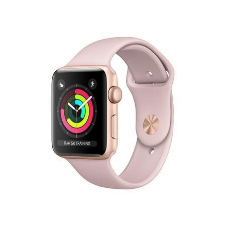 apple watch series 3 gps pink sand