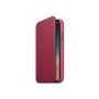 Apple iPhone X Leather Folio - Berry