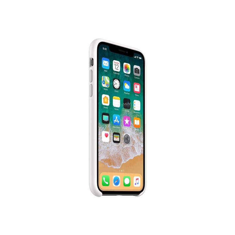 Apple iPhone X Silicone Case - White