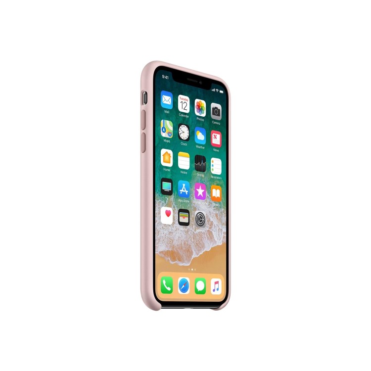 Apple iPhone X Silicone Case - Pink Sand