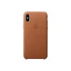 Apple iPhone X Leather Case - Saddle Brown
