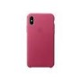 Apple iPhone X Leather Case - Pink Fuchsia