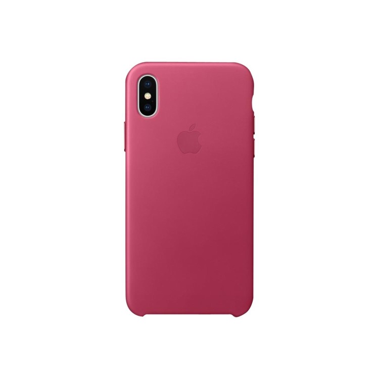 Apple iPhone X Leather Case - Pink Fuchsia
