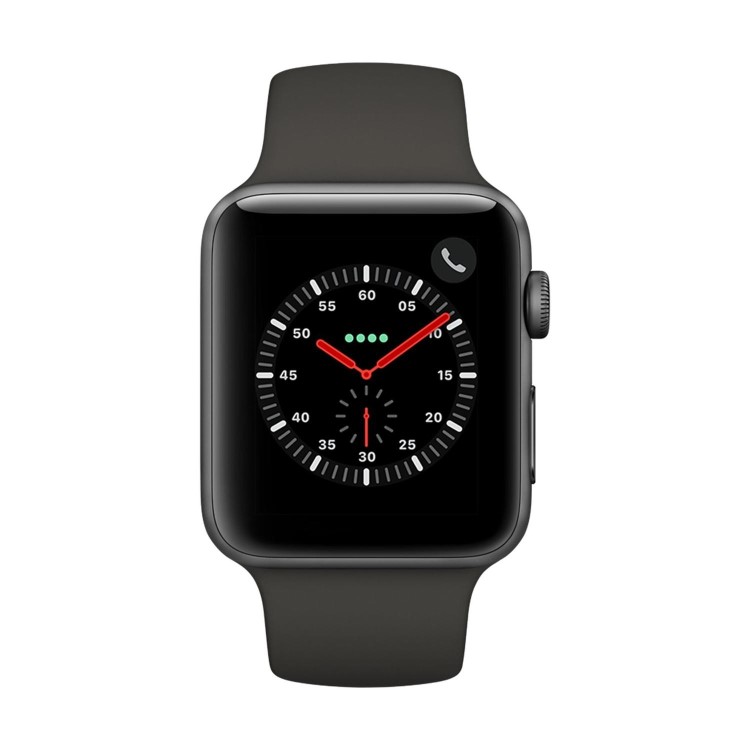 Apple Watch Sport Series 3 GPS + Cellular 42mm Space Grey Aluminium Case with Grey Sport Band