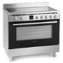 GRADE A2 - Montpellier MR90CEMX 90cm Electric Single Oven Range Cooker With Ceramic Hob - Stainless Steel
