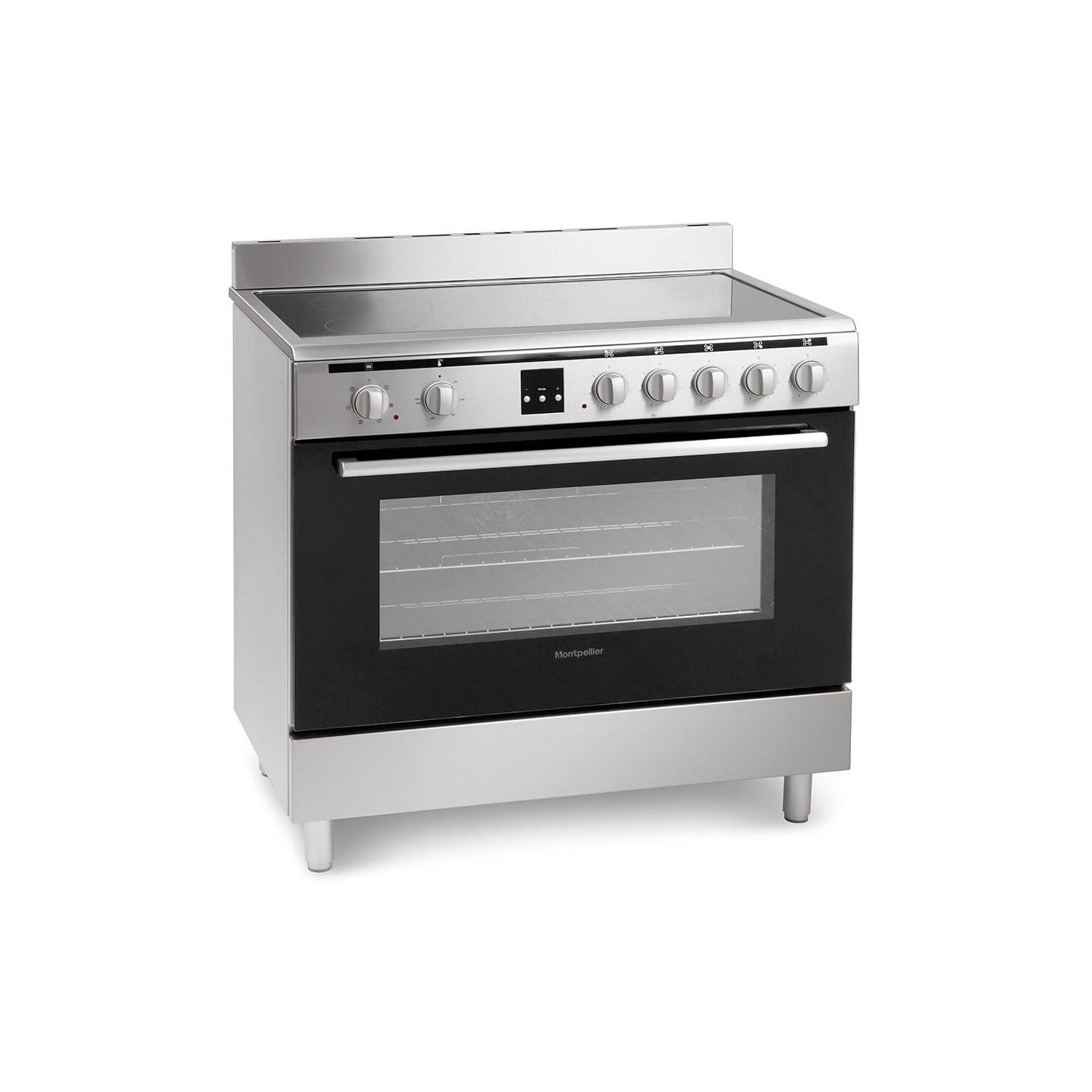 Montpellier 90cm Electric Range Cooker - Stainless Steel