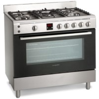 GRADE A2 - Montpellier MR90GOX 90cm Gas Single Oven Range Cooker Stainless Steel
