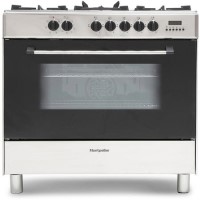 GRADE A2 - Montpellier MR91DFMX 90cm Single Cavity Dual Fuel Range Cooker - Stainless Steel