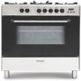 GRADE A2 - Montpellier MR91DFMX 90cm Single Cavity Dual Fuel Range Cooker - Stainless Steel