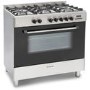GRADE A2 - Montpellier MR91DFMX 90cm Single Cavity Dual Fuel Range Cooker - Stainless Steel