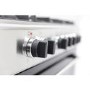 GRADE A2 - Montpellier MR91DFMX 90cm Single Cavity Dual Fuel Range Cooker - Stainless Steel