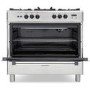 GRADE A3 - Montpellier MR91GOX 90cm Single Cavity Gas Range Cooker - Stainless Steel