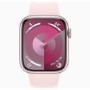 Apple Watch Series 9 GPS 41mm Pink Aluminium Case with Light Pink Sport Band - S/M