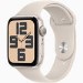Refurbished Apple Watch SE 2023 GPS 44mm Starlight Aluminium Case with Starlight Sport Band - S/M