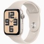 Apple Watch SE 2nd Gen GPS 40mm Starlight Aluminium Case with Starlight Sport Band - S/M