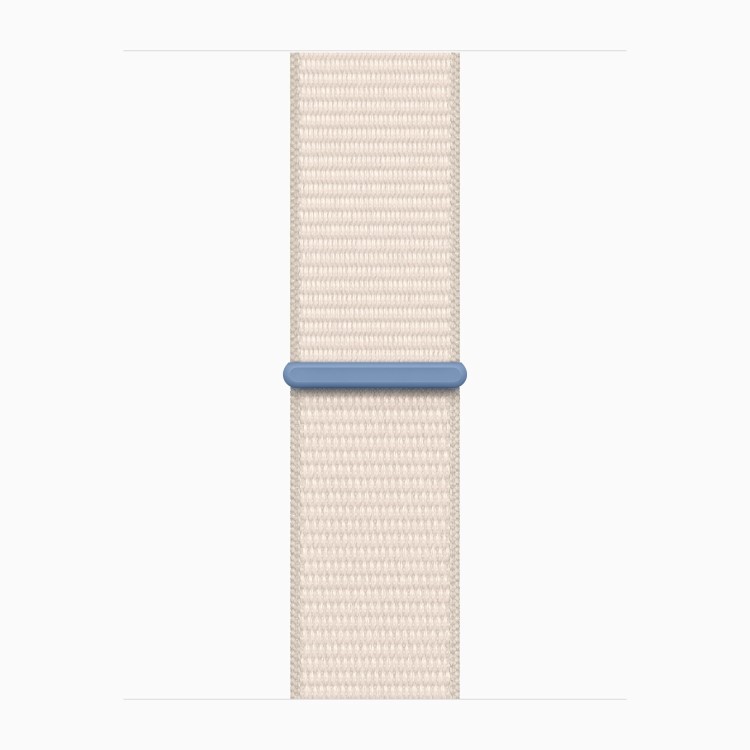 Apple Watch SE 2nd Gen GPS 40mm Starlight Aluminium Case with Starlight Sport Loop