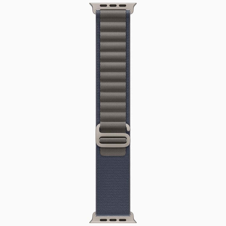 Apple Watch Ultra 2 GPS + Cellular 49mm Titanium Case with Blue Alpine Loop - Medium