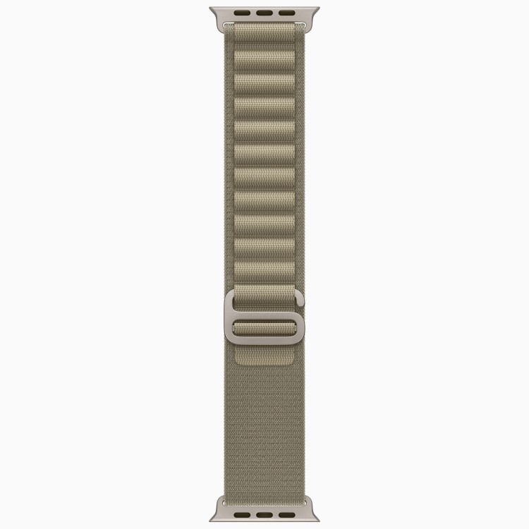 Apple Watch Ultra 2 GPS + Cellular 49mm Titanium Case with Olive Alpine Loop - Medium