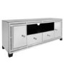 Aurora Boutique Mila Mirrored TV Unit with Crystal Inlay - TV's up to 60"
