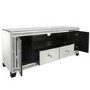 Aurora Boutique Mila Mirrored 2 Door 2 Drawer Entertainment Unit with Clear Crystal Inlay