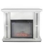Aurora Boutique Sparkel Mirrored Fire Surround with Fire Insert & Glitter