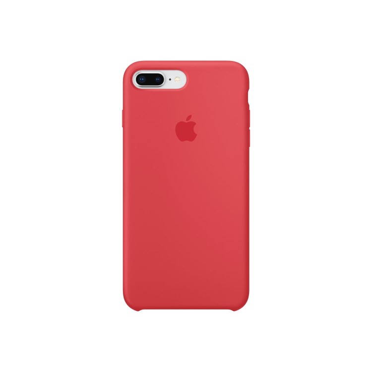 iPhone 8 Plus / iPhone 7 Plus Silicone Case - Red Raspberry