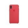 iPhone X Silicone Case - Red Raspberry