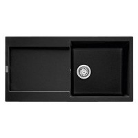 Franke MRG611OX Maris Single Bowl Granite Sink with Reversible Drainer in Onyx