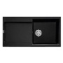 Franke MRG611OX Maris Single Bowl Granite Sink with Reversible Drainer in Onyx