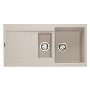 1.5 Bowl Inset Cream Composite Kitchen Sink with Reversible Drainer -Franke Maris MRG 651