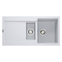 Franke MRG651PW Maris 1.5 Bowl Granite Sink with Reversible Drainer in Polar White
