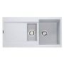 Franke MRG651PW Maris 1.5 Bowl Granite Sink with Reversible Drainer in Polar White
