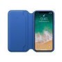 Apple iPhone X Leather Folio Case - Electric Blue
