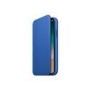 Apple iPhone X Leather Folio Case - Electric Blue