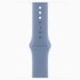Apple Watch SE (2nd Gen) GPS + Cellular 44mm Silver Aluminium Case with Storm Blue Sport Band - S/M