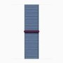 Apple Watch SE 2nd Gen GPS + Cellular 44mm Silver Aluminium Case with Winter Blue Sport Loop