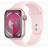 Apple Watch Series 9 GPS + Cellular 41mm Pink Aluminium Case with Light Pink Sport Band - M/L