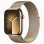 Apple Watch Series 9 GPS + Cellular 45mm Gold Stainless Steel Case with Gold Milanese Loop