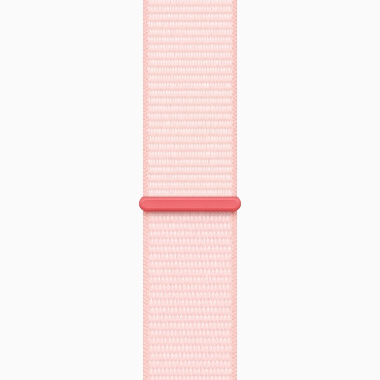 Apple Watch Series 9 GPS + Cellular 41mm Pink Aluminium Case with Light Pink Sport Loop